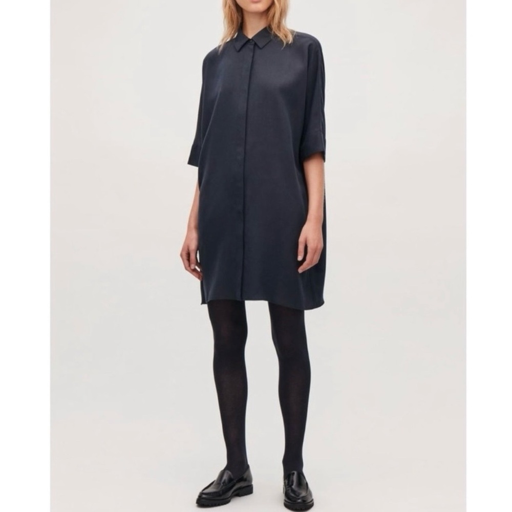 COS Charcoal Shirt Dress